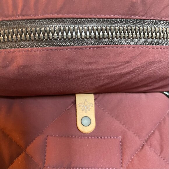 Mackage Burgundy & black trim Quilted Coat - Picture 9 of 11